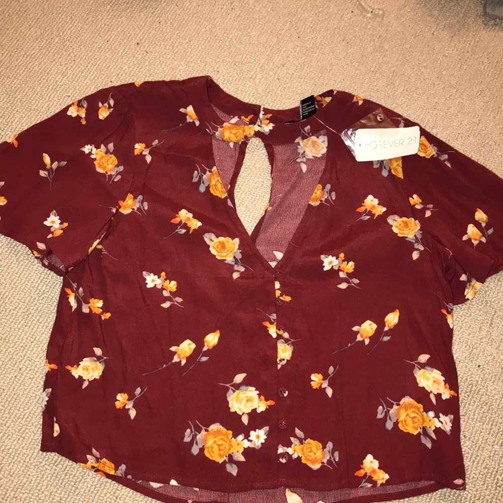 forever 21 short sleeve shirt